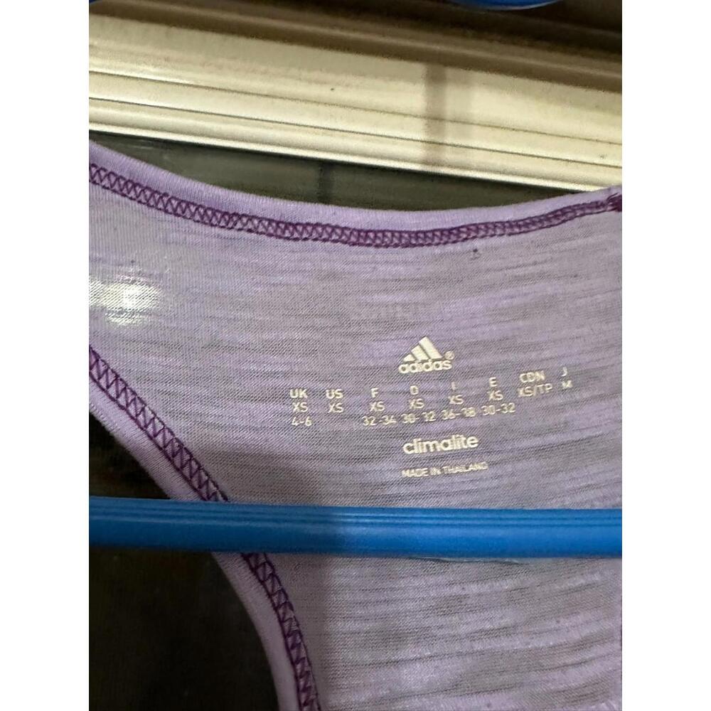 Adidas Climalite Racerback Tank – XS – Lavender - Picture 6 of 9